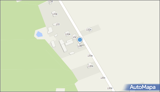 Wola Załężna, Wola Załężna, 130, mapa Wola Załężna