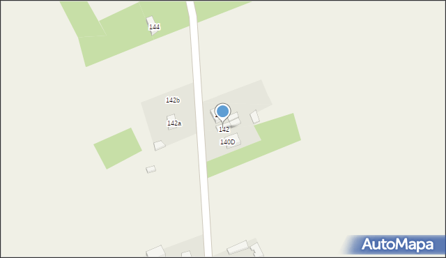 Wola Załężna, Wola Załężna, 142, mapa Wola Załężna