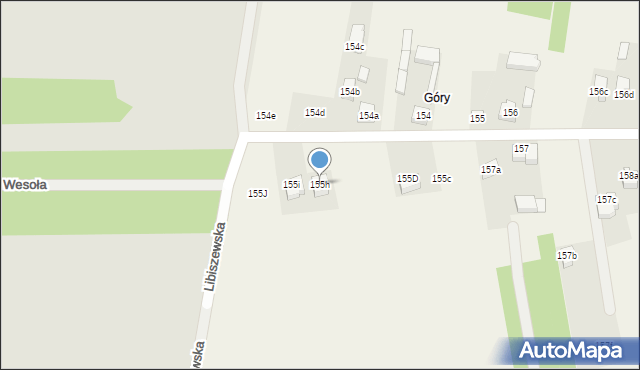 Wola Załężna, Wola Załężna, 155h, mapa Wola Załężna