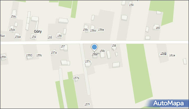 Wola Załężna, Wola Załężna, 158a, mapa Wola Załężna