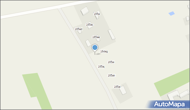 Wola Załężna, Wola Załężna, 165ah, mapa Wola Załężna