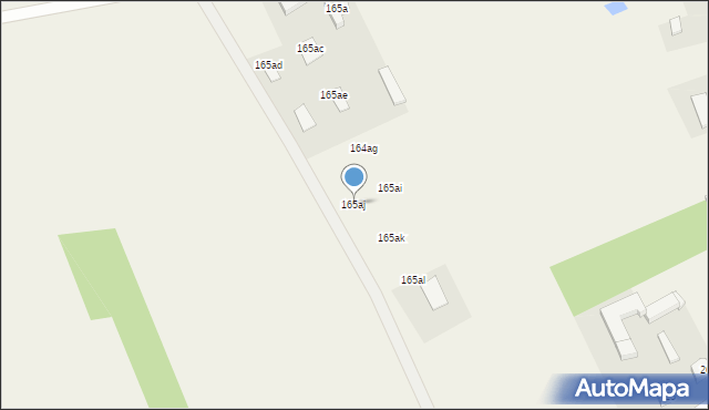 Wola Załężna, Wola Załężna, 165aj, mapa Wola Załężna