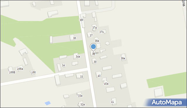 Wola Załężna, Wola Załężna, 38, mapa Wola Załężna