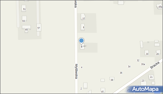 Wola Zambrowska, Wola Zambrowska, 51D, mapa Wola Zambrowska