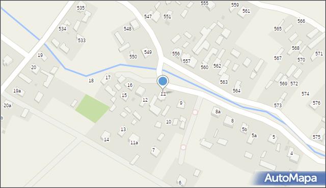 Wola Zarczycka, Wola Zarczycka, 11, mapa Wola Zarczycka