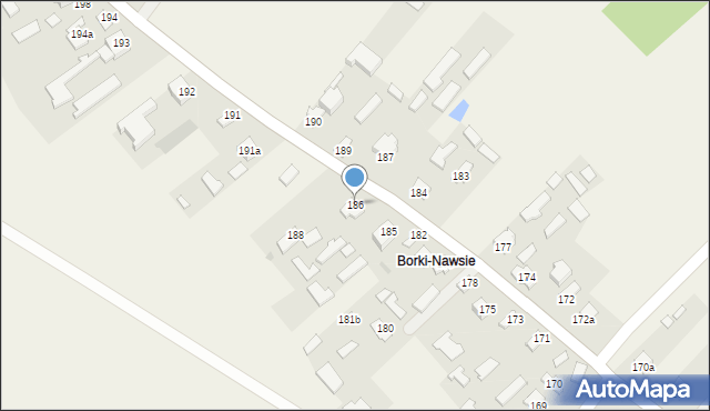 Wola Zarczycka, Wola Zarczycka, 186, mapa Wola Zarczycka