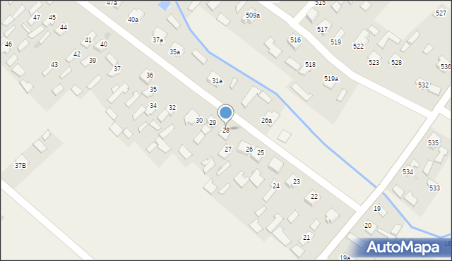 Wola Zarczycka, Wola Zarczycka, 28, mapa Wola Zarczycka