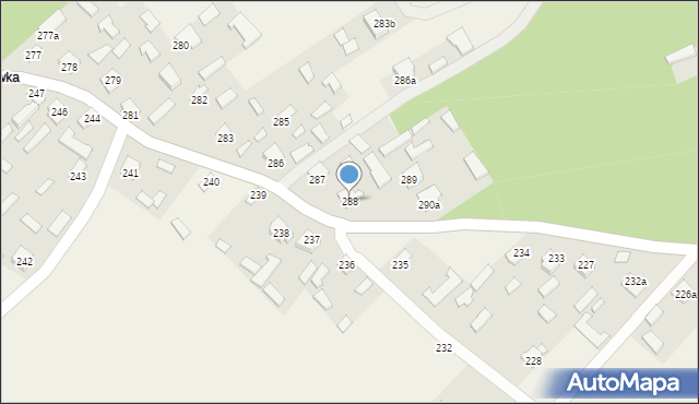 Wola Zarczycka, Wola Zarczycka, 288, mapa Wola Zarczycka