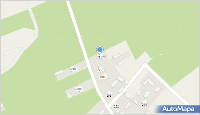 Wola Zarczycka, Wola Zarczycka, 291d, mapa Wola Zarczycka