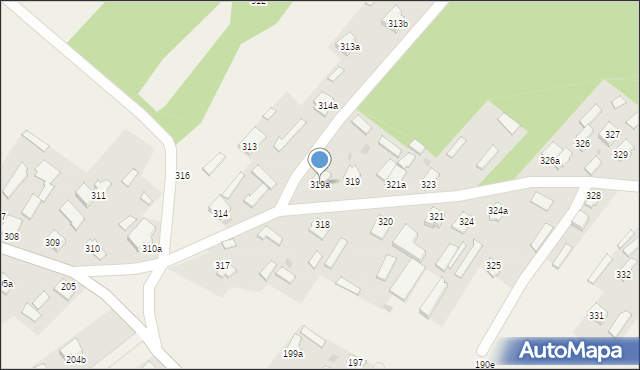 Wola Zarczycka, Wola Zarczycka, 319a, mapa Wola Zarczycka