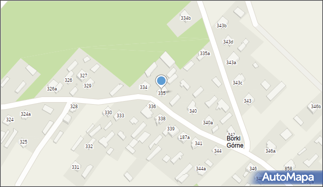 Wola Zarczycka, Wola Zarczycka, 335, mapa Wola Zarczycka