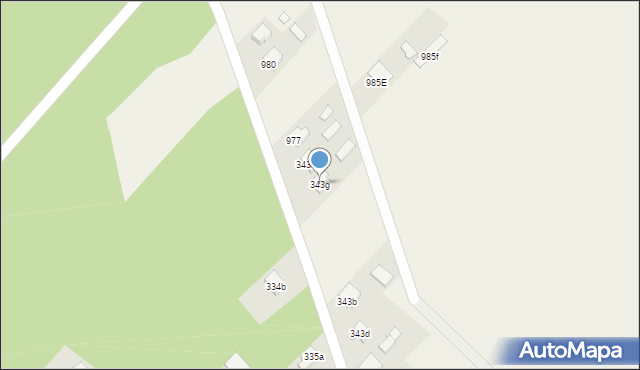 Wola Zarczycka, Wola Zarczycka, 343g, mapa Wola Zarczycka