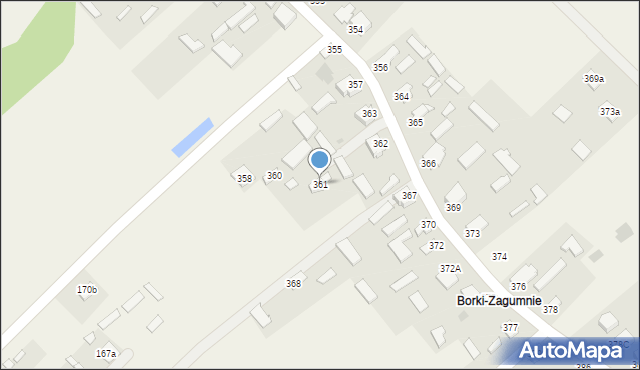 Wola Zarczycka, Wola Zarczycka, 361, mapa Wola Zarczycka