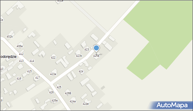 Wola Zarczycka, Wola Zarczycka, 425a, mapa Wola Zarczycka