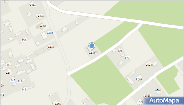 Wola Zarczycka, Wola Zarczycka, 443d, mapa Wola Zarczycka