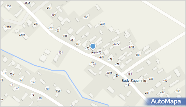 Wola Zarczycka, Wola Zarczycka, 474, mapa Wola Zarczycka