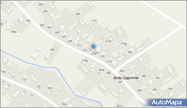 Wola Zarczycka, Wola Zarczycka, 476, mapa Wola Zarczycka