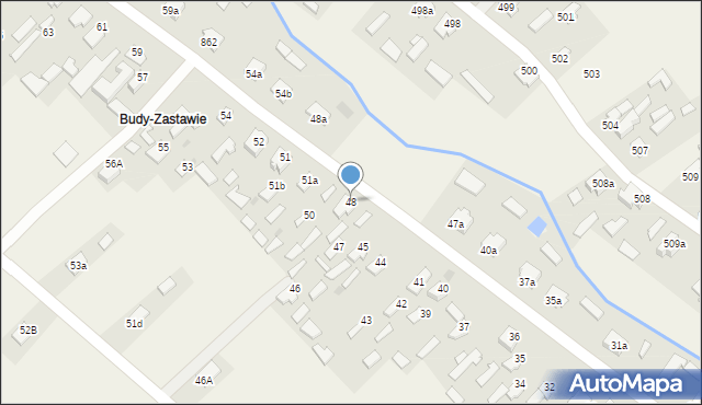 Wola Zarczycka, Wola Zarczycka, 48, mapa Wola Zarczycka