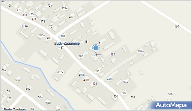Wola Zarczycka, Wola Zarczycka, 492, mapa Wola Zarczycka