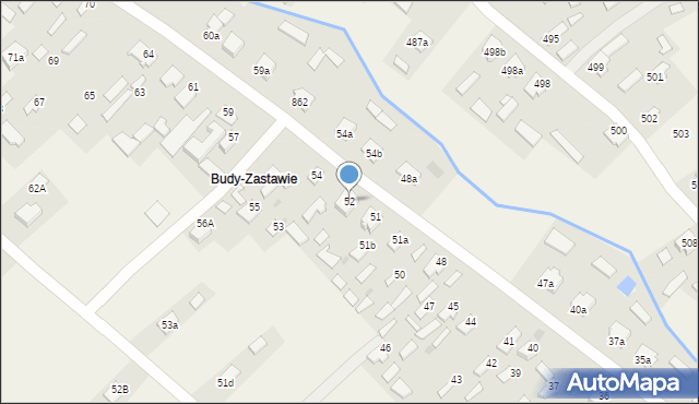 Wola Zarczycka, Wola Zarczycka, 52, mapa Wola Zarczycka