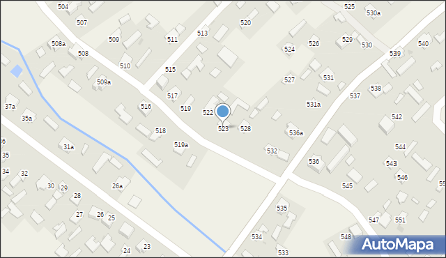Wola Zarczycka, Wola Zarczycka, 523, mapa Wola Zarczycka