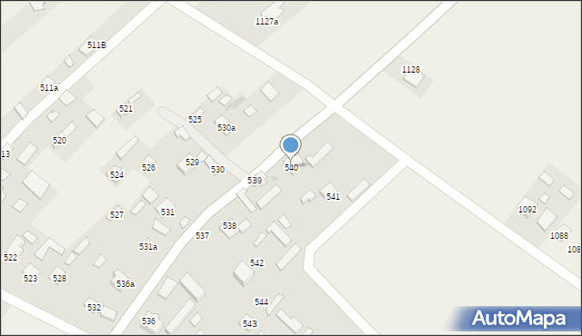 Wola Zarczycka, Wola Zarczycka, 540, mapa Wola Zarczycka