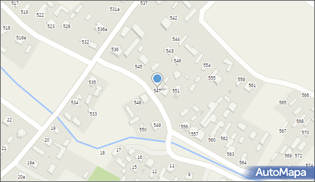 Wola Zarczycka, Wola Zarczycka, 547, mapa Wola Zarczycka