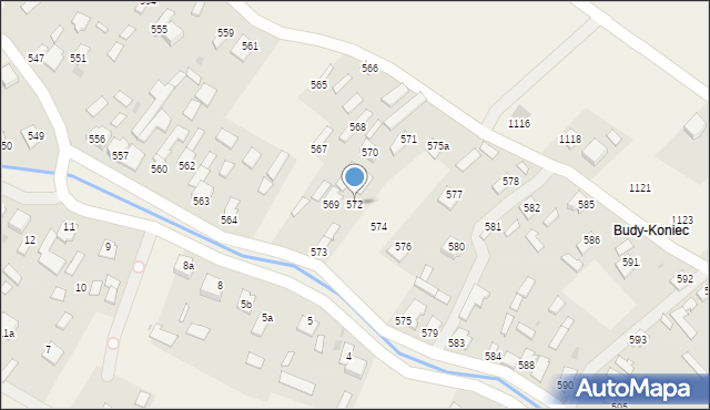 Wola Zarczycka, Wola Zarczycka, 572, mapa Wola Zarczycka