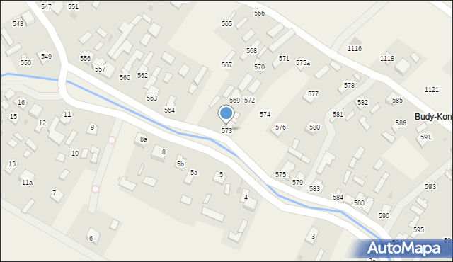 Wola Zarczycka, Wola Zarczycka, 573, mapa Wola Zarczycka