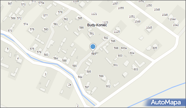 Wola Zarczycka, Wola Zarczycka, 593, mapa Wola Zarczycka