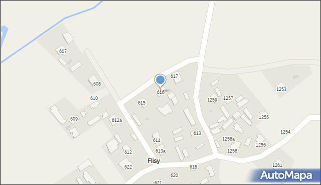 Wola Zarczycka, Wola Zarczycka, 616, mapa Wola Zarczycka