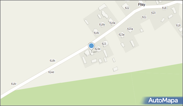 Wola Zarczycka, Wola Zarczycka, 624, mapa Wola Zarczycka