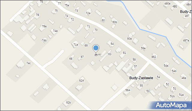 Wola Zarczycka, Wola Zarczycka, 65, mapa Wola Zarczycka