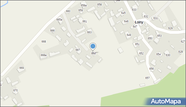 Wola Zarczycka, Wola Zarczycka, 664, mapa Wola Zarczycka