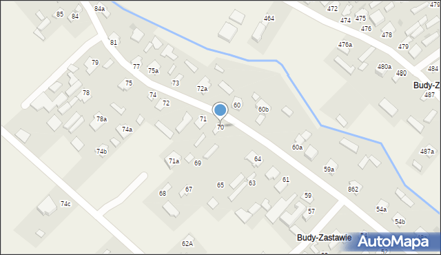 Wola Zarczycka, Wola Zarczycka, 70, mapa Wola Zarczycka