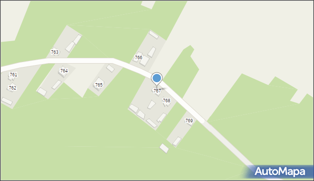 Wola Zarczycka, Wola Zarczycka, 767, mapa Wola Zarczycka