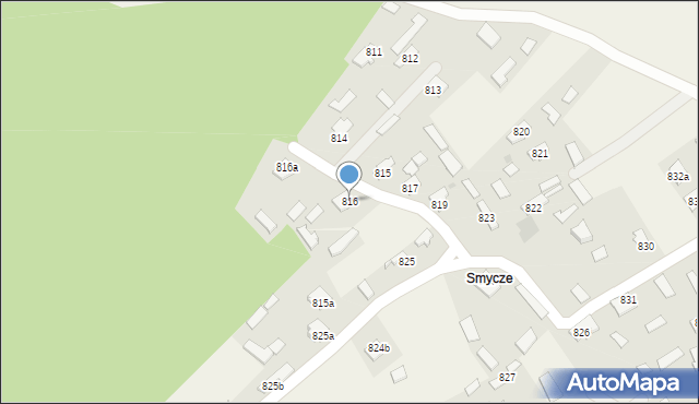 Wola Zarczycka, Wola Zarczycka, 816, mapa Wola Zarczycka