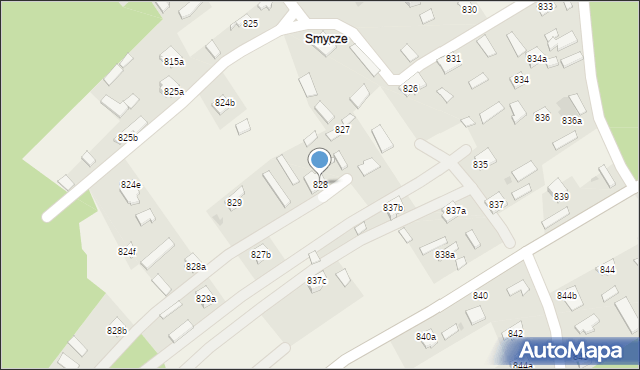 Wola Zarczycka, Wola Zarczycka, 828, mapa Wola Zarczycka