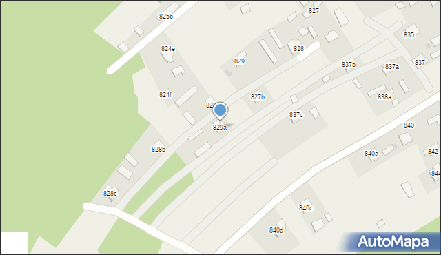 Wola Zarczycka, Wola Zarczycka, 829a, mapa Wola Zarczycka