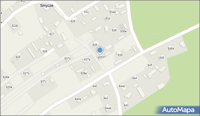 Wola Zarczycka, Wola Zarczycka, 837, mapa Wola Zarczycka