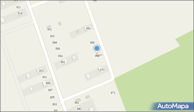 Wola Zarczycka, Wola Zarczycka, 968, mapa Wola Zarczycka