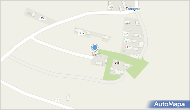 Wola Zdakowska, Wola Zdakowska, 169, mapa Wola Zdakowska