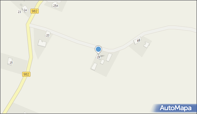 Wola Zdakowska, Wola Zdakowska, 19, mapa Wola Zdakowska