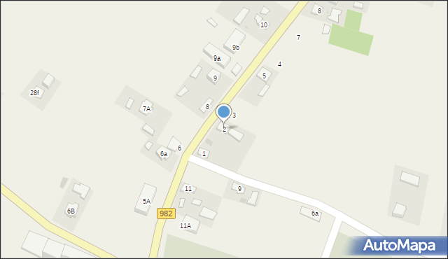 Wola Zdakowska, Wola Zdakowska, 2, mapa Wola Zdakowska