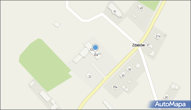 Wola Zdakowska, Wola Zdakowska, 32a, mapa Wola Zdakowska