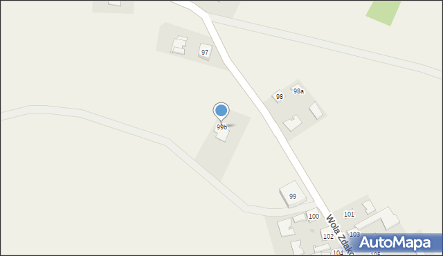 Wola Zdakowska, Wola Zdakowska, 99b, mapa Wola Zdakowska