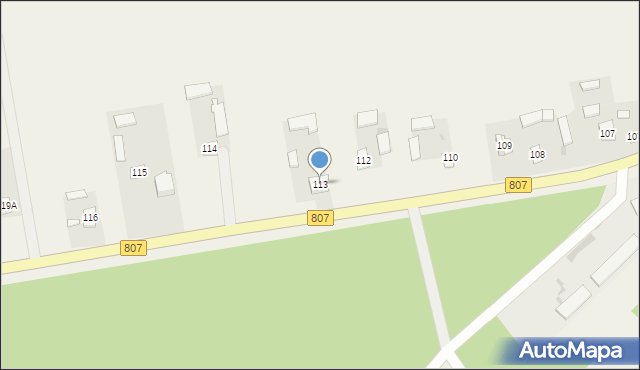 Wola Żelechowska, Wola Żelechowska, 113, mapa Wola Żelechowska