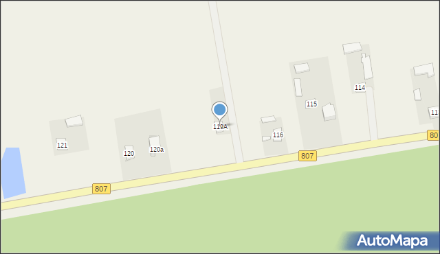 Wola Żelechowska, Wola Żelechowska, 119A, mapa Wola Żelechowska