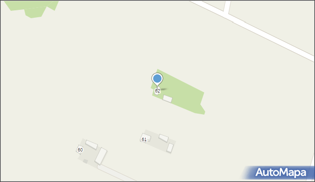 Wola Żelechowska, Wola Żelechowska, 62, mapa Wola Żelechowska