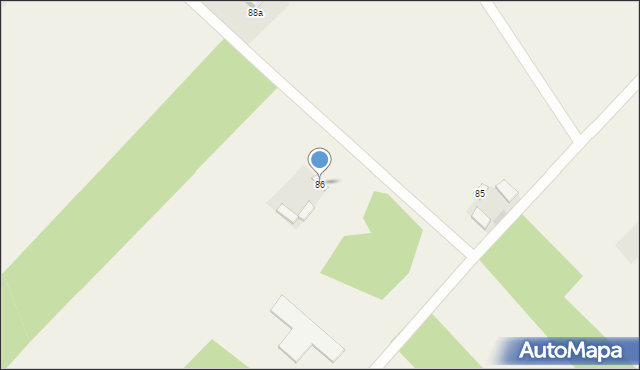 Wola Żelechowska, Wola Żelechowska, 86, mapa Wola Żelechowska